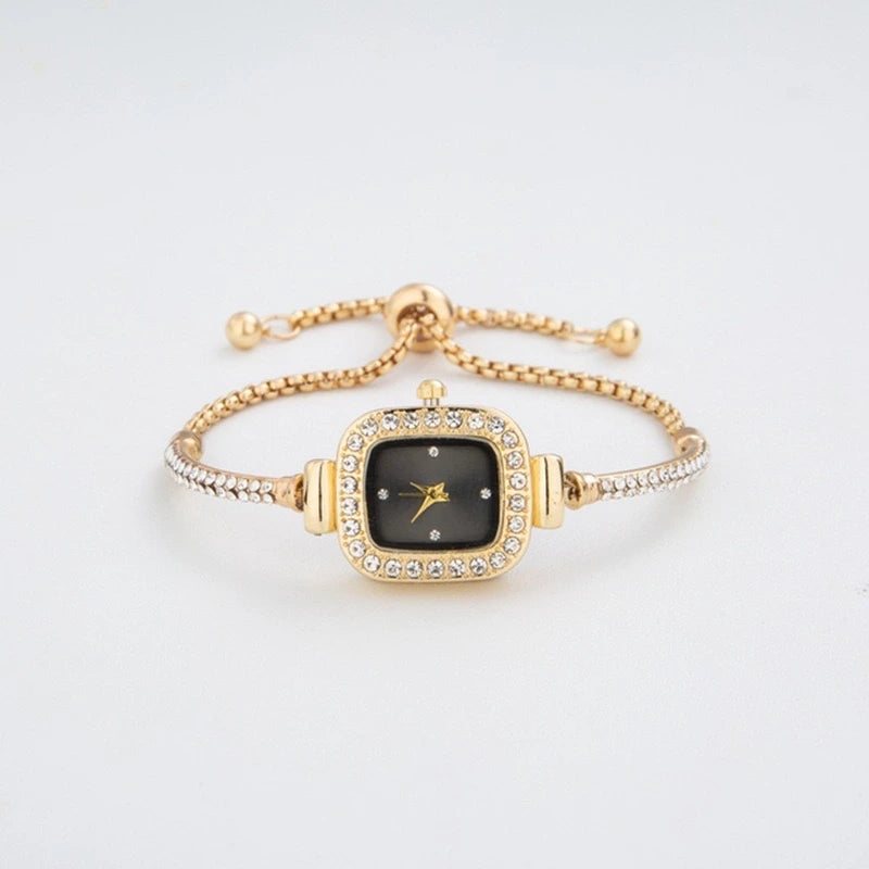 Casual Women’s Bracelet Watch – Simple Quartz Timepiece with Elegant Charm