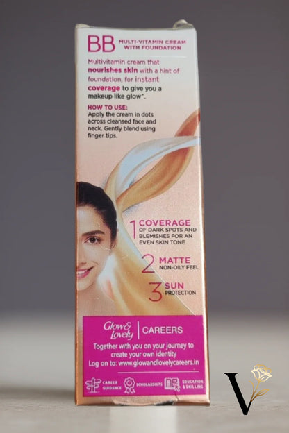 Glow and Lovely BB Cream – Shade 01 (18g) | SPF 15 | Unilever India  | Free Delivery