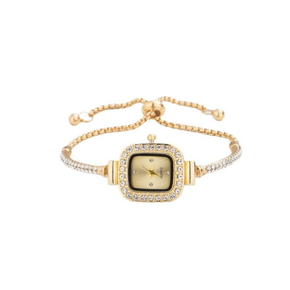 Casual Women’s Bracelet Watch – Simple Quartz Timepiece with Elegant Charm