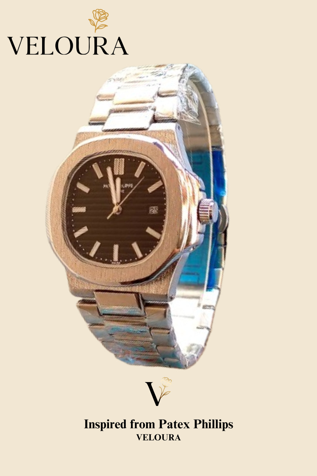 Men’s Square Dial Watch Inspired from Patek Philips